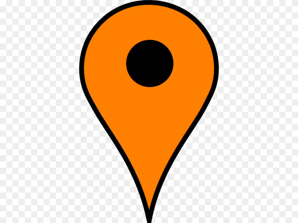 Google Maps Marker Transparent Clipart Jpg Black And Google Maps Marker, Astronomy, Moon, Nature, Night Free Png Download