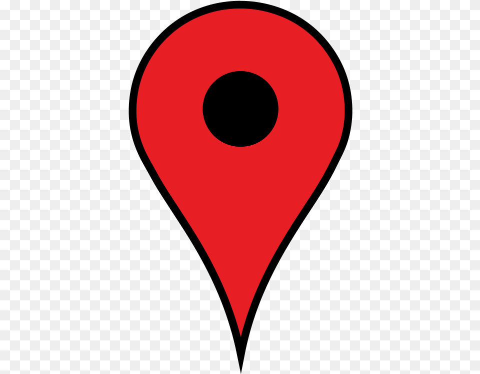 Google Maps Pin Blue Svg Clip Art Circle, Heart Free Png Download