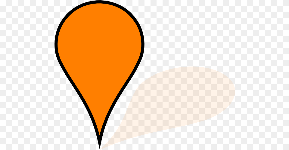 Google Maps Pin Transparent Google Map Pin Orange, Balloon, Astronomy, Moon, Nature Free Png