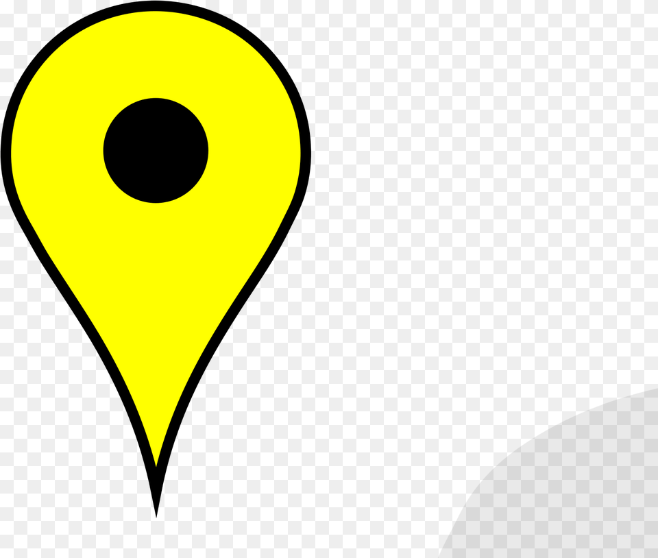 Google Maps Pin Yellow Svg Vector Dot, Text Png