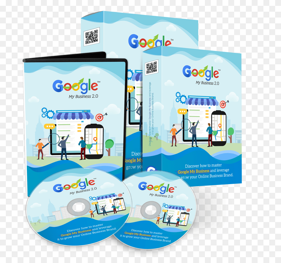 Google My Business 20 Plr Review Discover How To Master Graphic Design, Person, Disk, Qr Code, Dvd Free Transparent Png