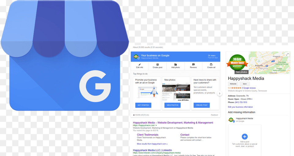 Google My Business Logo 2019, File, Webpage, Text Free Transparent Png