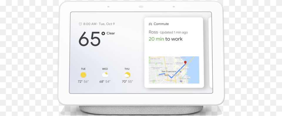 Google Nest Hub Image Personal Computer, Electronics, Tablet Computer, Text, Gps Free Png