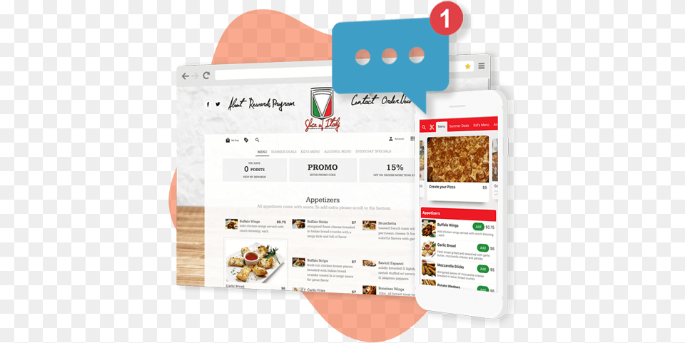 Google Online Food Ordering For Restaurants Zuppler U2014 Language, Text, File, Pizza, Advertisement Free Png