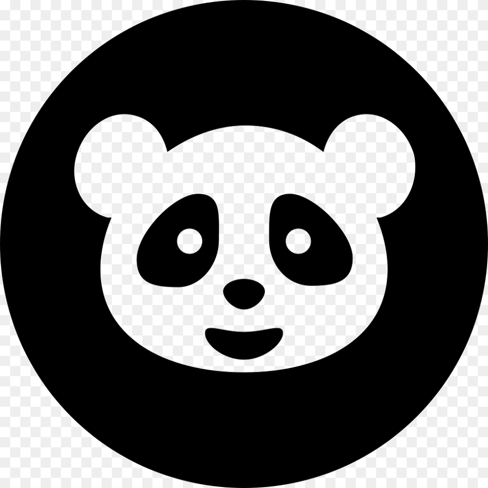 Google Panda Circular Symbol Imgur Cool Skin Agario, Stencil, Disk Free Transparent Png