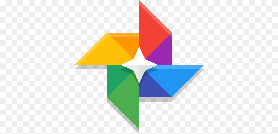 Google Photos Icon Of Papirus Apps Google Photos Ico, Star Symbol, Symbol, Art Png