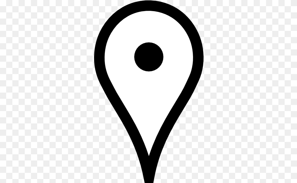 Google Picture Black And White White Google Maps Pin Png Image