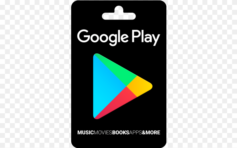 Google Play Gift Card 25 25 Google Play Card, Triangle Free Png Download