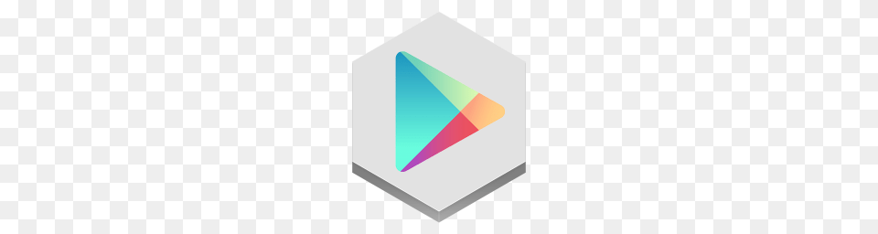 Google Play Icon Download Hex Icons Iconspedia, Triangle Free Png