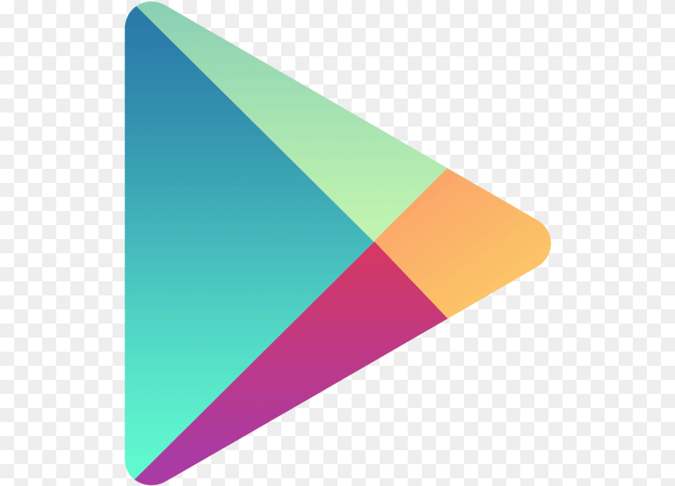 Google Play Icon Transparent Image Google Play Symbol, Triangle, Wedge, Blade, Dagger Free Png Download