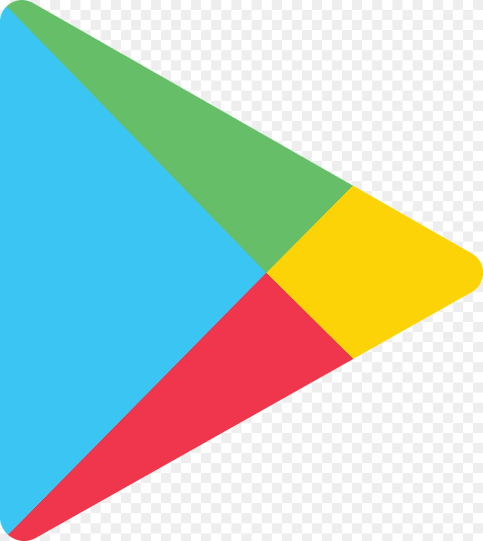 Google Play Icon Vector Graphic On Pixabay Play Store Icons, Triangle Free Png Download