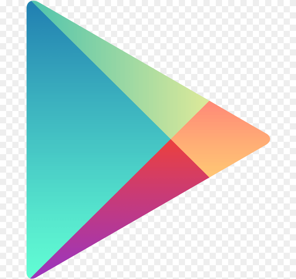 Google Play Logo Transparent Background, Triangle, Blade, Dagger, Knife Free Png Download