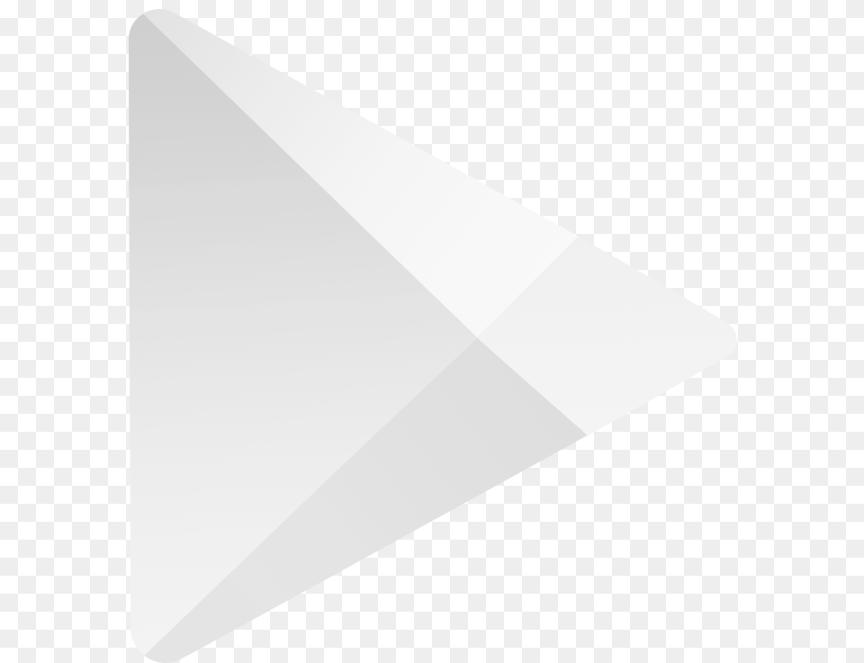 Google Play Logo White Triangle, Arrow, Arrowhead, Weapon Png