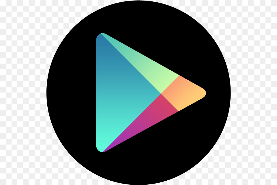Google Play Store Icon Icon Google Play, Triangle Free Png Download