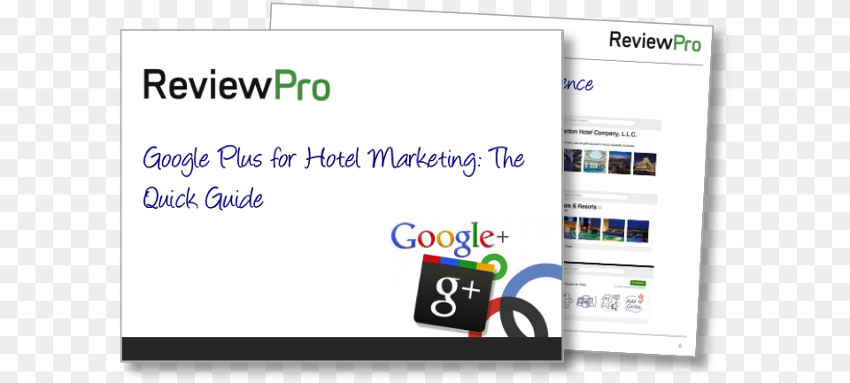 Google Plus For Hotel Marketing The Quick Guide Screenshot, Page, Text, File, White Board Png Image