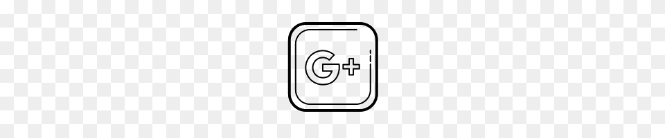 Google Plus Icons, Gray Free Png