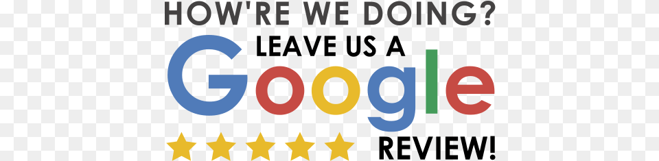 Google Review Rating Window Decal Re We Doing Google Review, Logo, Symbol, Text, Number Free Transparent Png