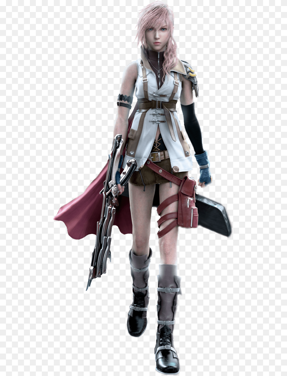 Google Search Final Fantasy Girls Lightning Final Final Fantasy Lightning Transparent, Clothing, Costume, Person, Adult Png