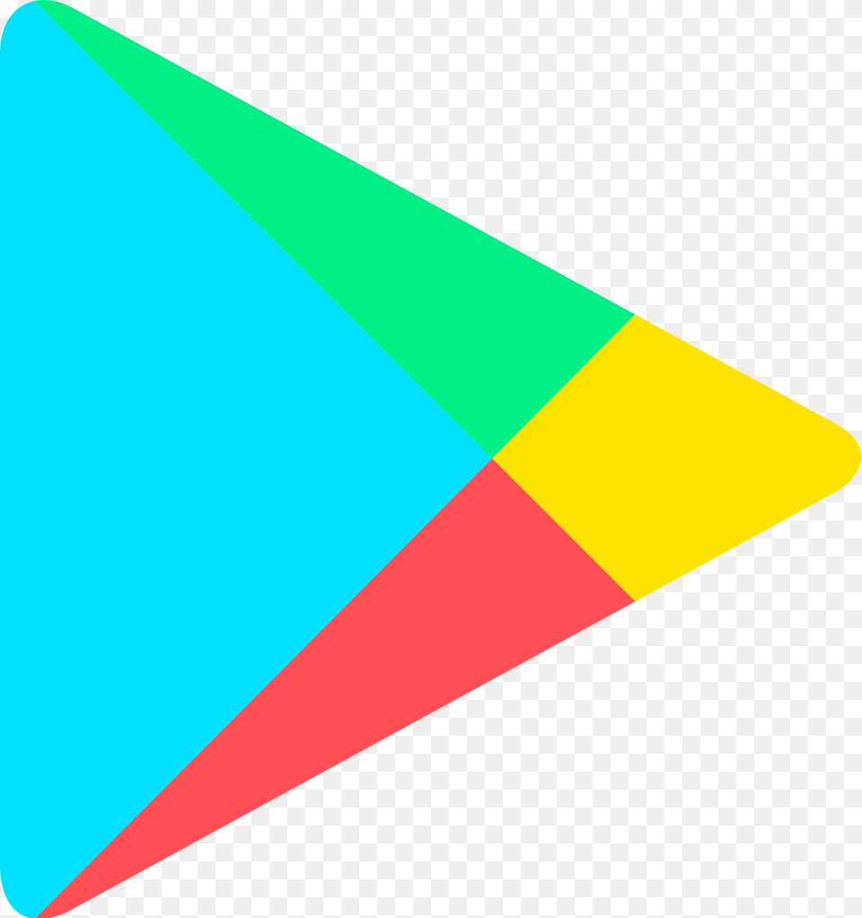 Google Severs Music Studio Logo Play Store Logo, Triangle Free Png Download