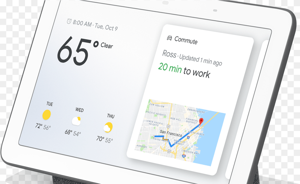Google Smart Technology With Weather And Map On Screen Tablet Computer, Electronics, Mobile Phone, Phone Free Transparent Png