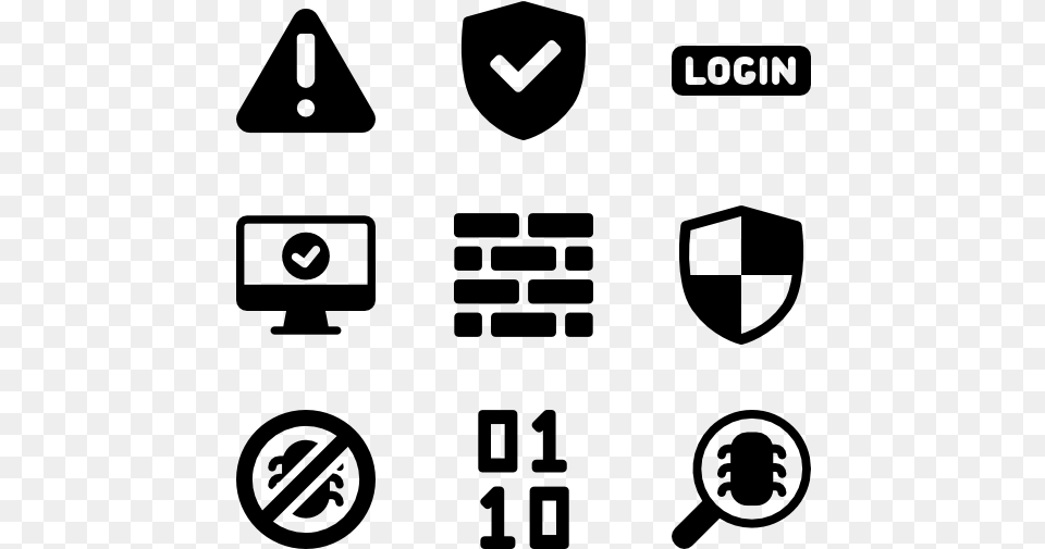 Google Suite Icon Black And White, Gray Free Png Download