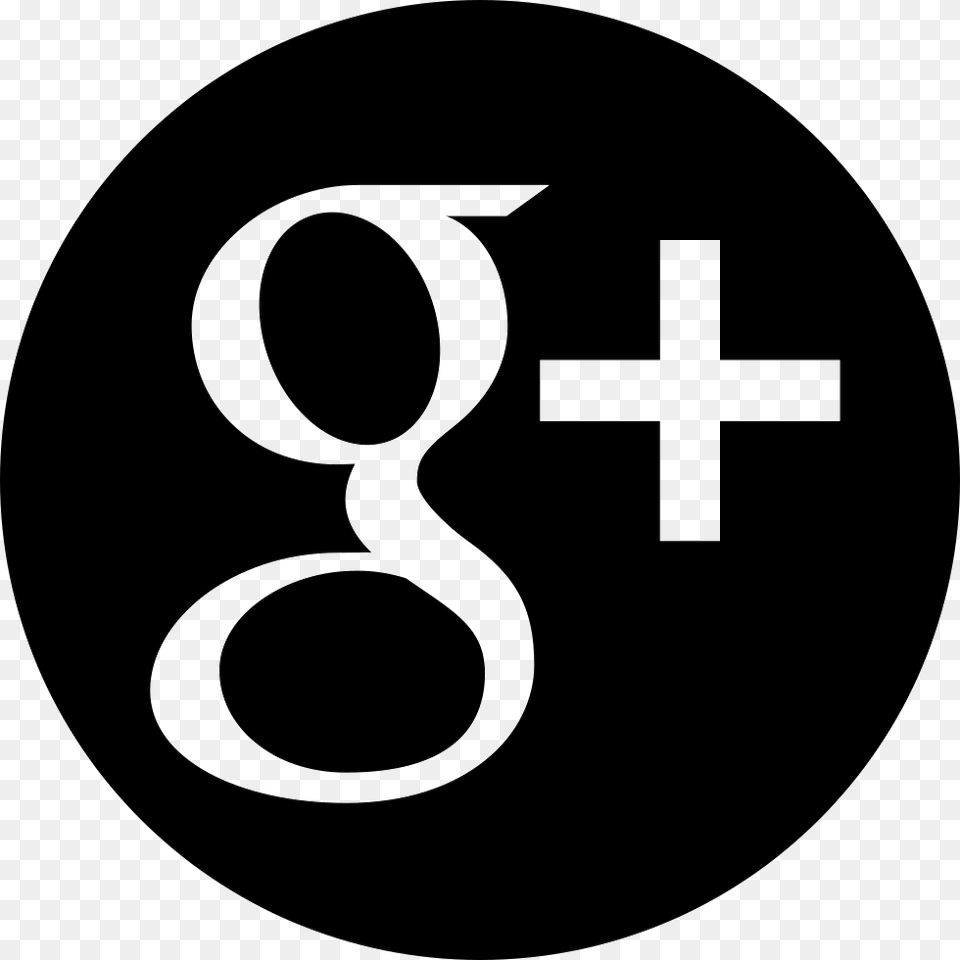 Googleplus Logo Google Plus Black Logo, Symbol, Text, Number, Disk Free Transparent Png