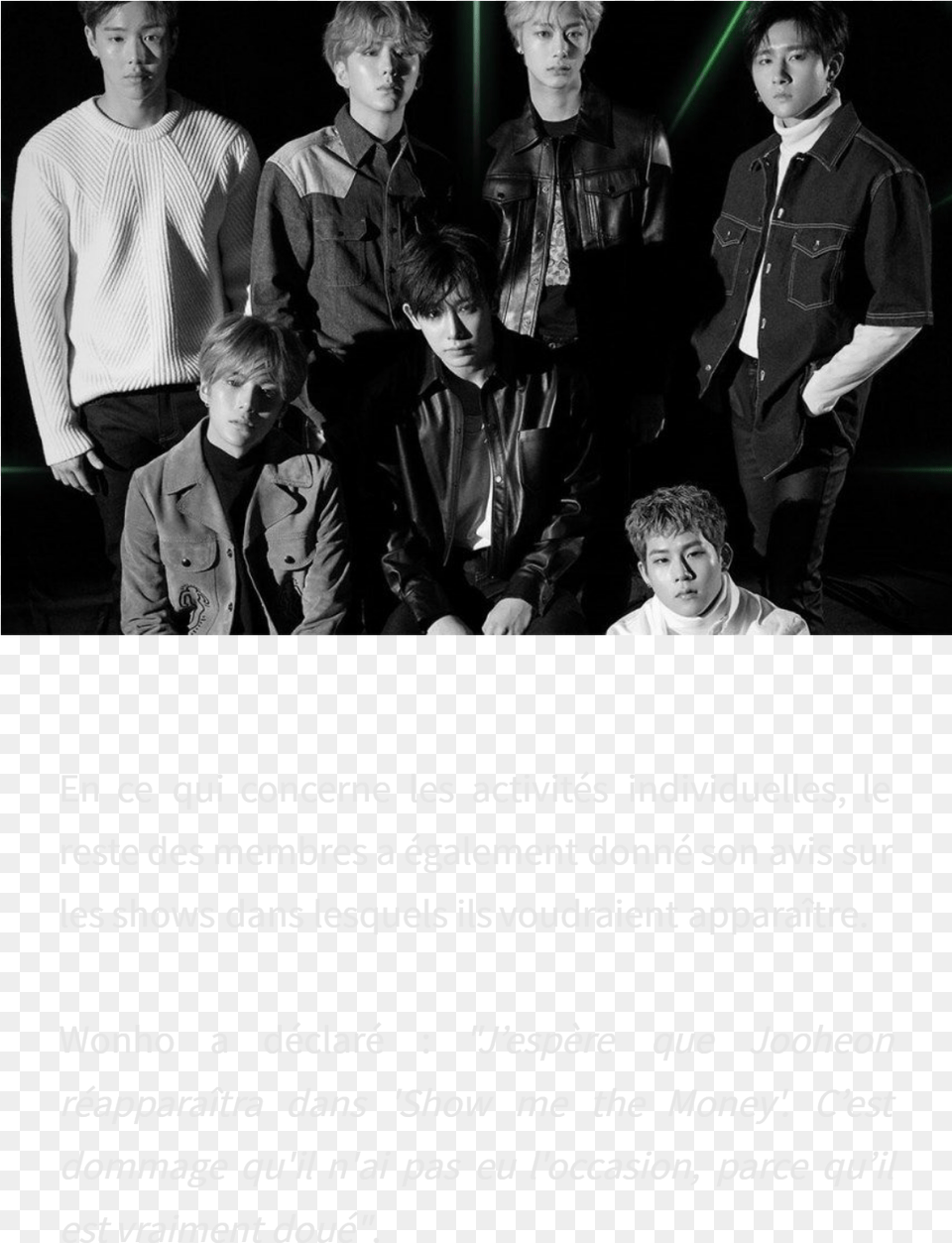 Googles Images Monsta X The Connect Teaser, Person, People, Clothing, Coat Free Transparent Png