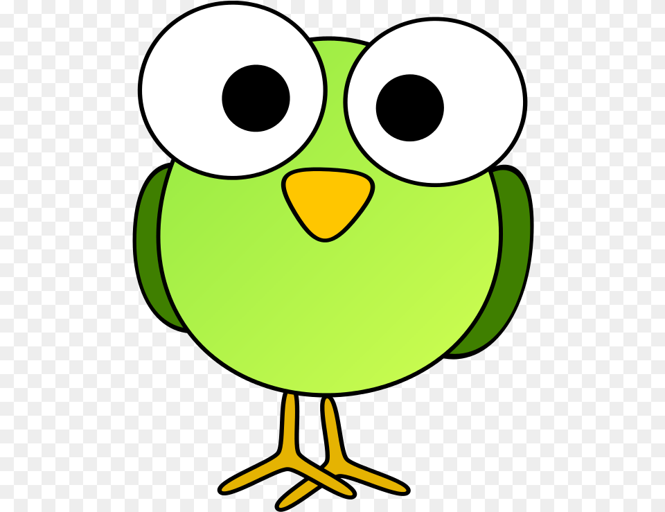 Googly Eye Clipart Green Bird Clipart, Animal, Beak, Astronomy, Moon Free Png Download