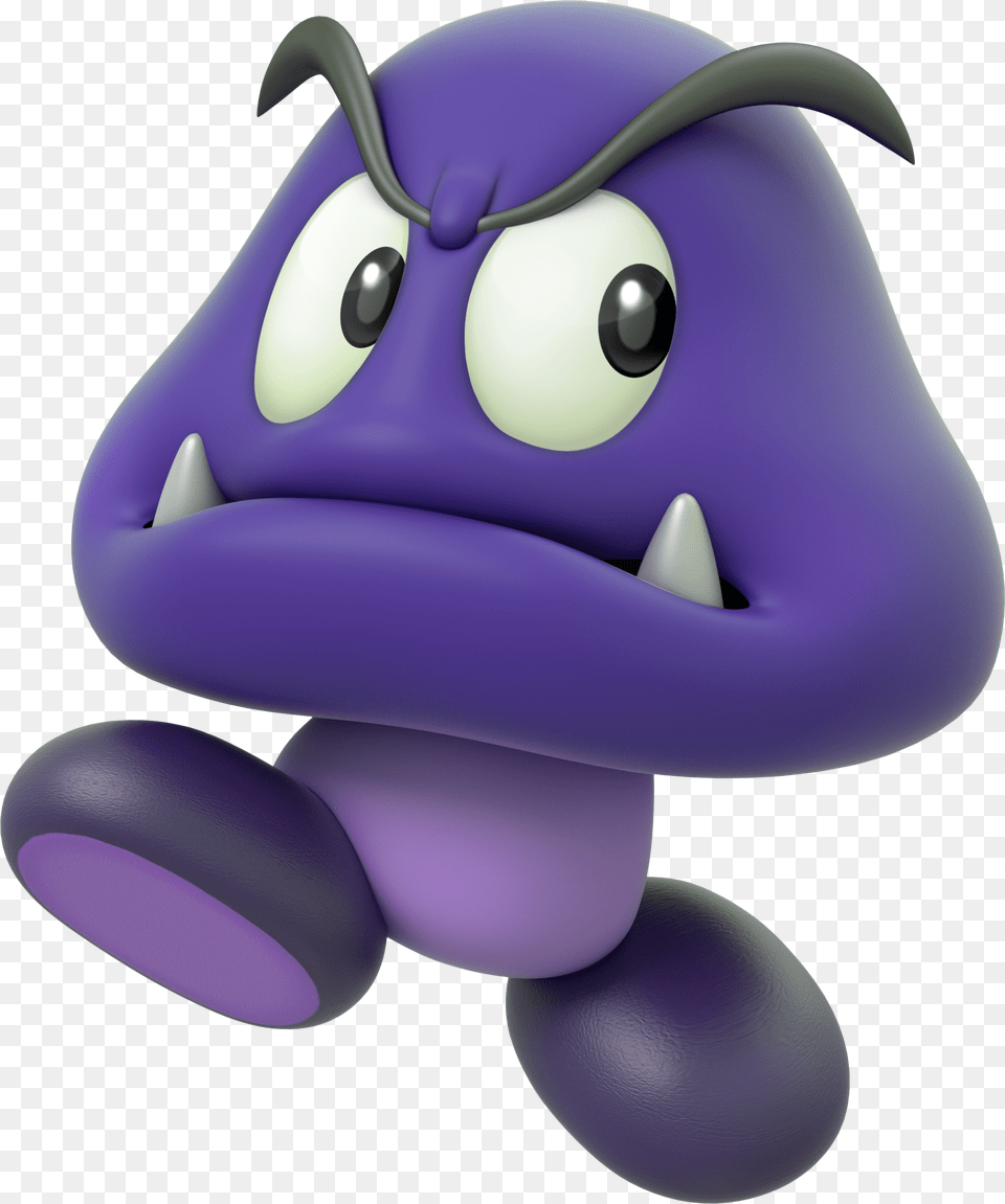 Goomba Mokoko Purple, Plush, Toy Free Png