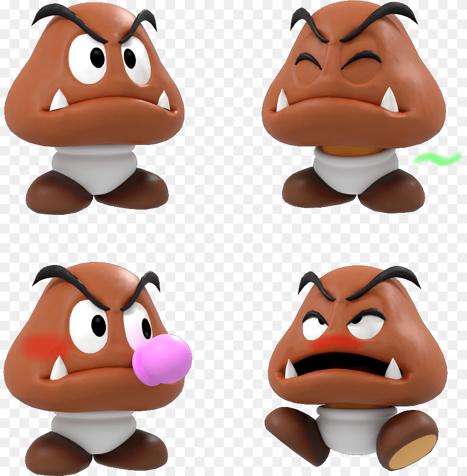 Goomba Quickies Cartoon, Toy, Plush, Sweets, Food Free Transparent Png