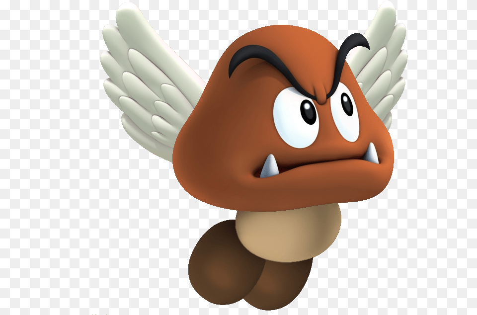 Goomba Transparent Flying Banner Library Goomba Mario, Nature, Outdoors, Snow, Snowman Free Png