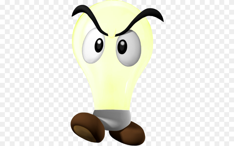 Goombulb Fantendo, Light, Lightbulb, Smoke Pipe Png Image