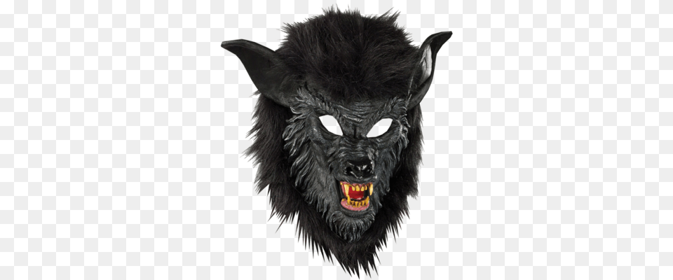 Goon Mask 14 Black Mask Psd Adult Black Werewolf Costume, Animal, Canine, Dog, Mammal Free Transparent Png