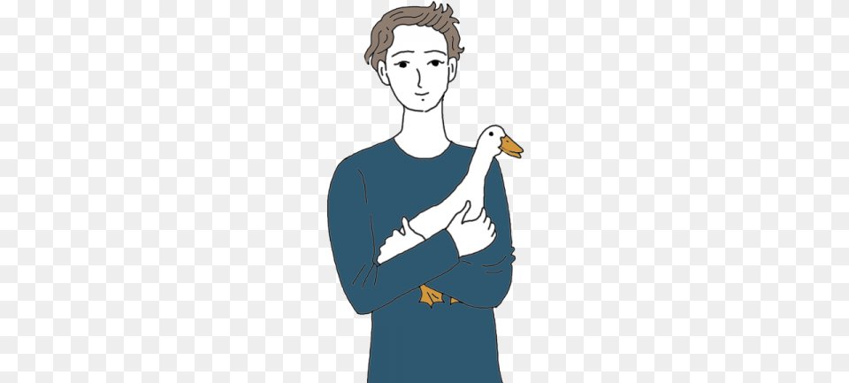 Goose Cartoon, Adult, Female, Person, Woman Png