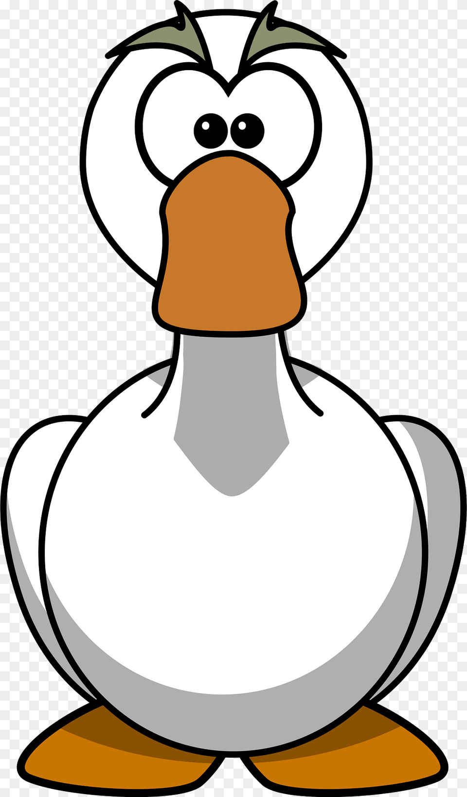 Goose Clipart, Animal, Bird, Snowman, Snow Free Png Download