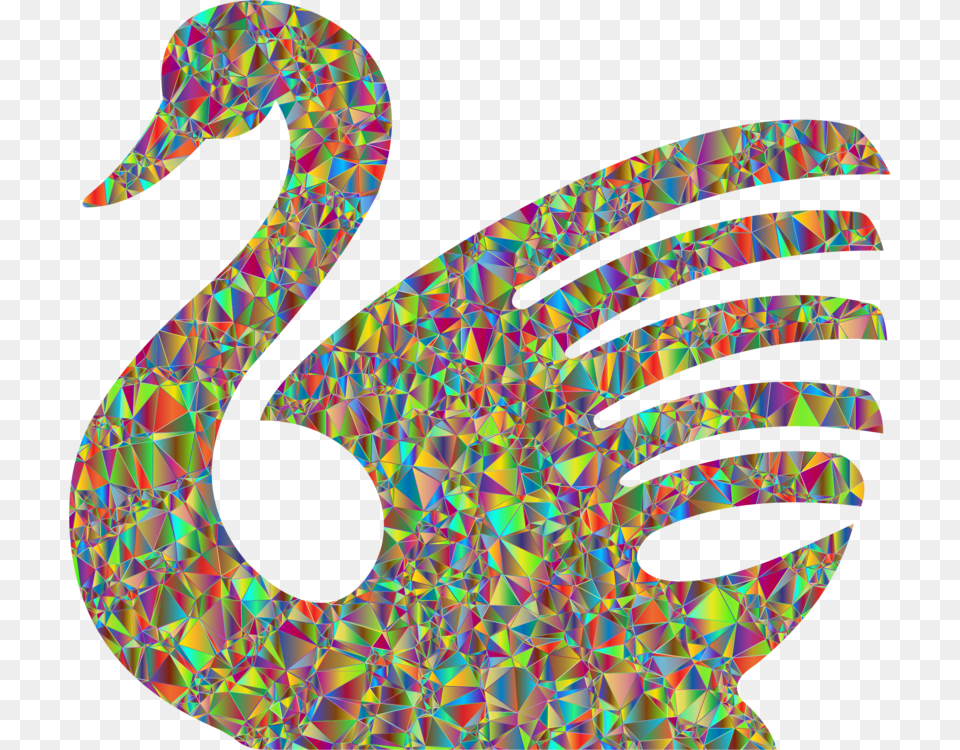 Goose Mute Swan Water Bird Black Swan, Art, Accessories, Pattern Png Image