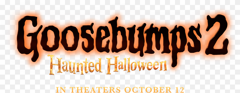 Goosebumps 2 Haunted Halloween Logo Goosebumps Books, Advertisement, Text, Poster Png Image
