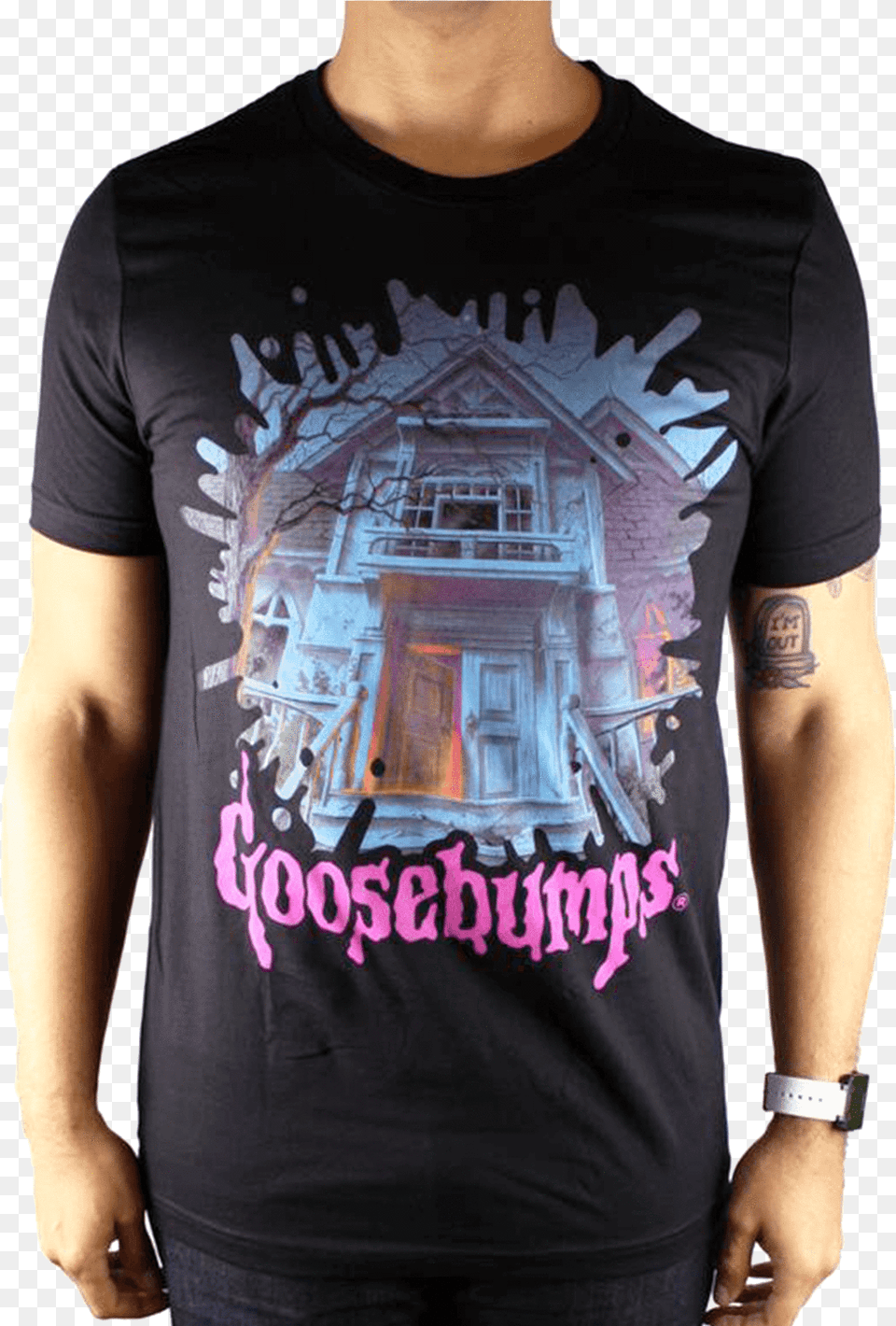 Goosebumps Dead House Unisex Teeclass Goosebumps Shirt, Clothing, T-shirt, Adult, Male Free Png Download