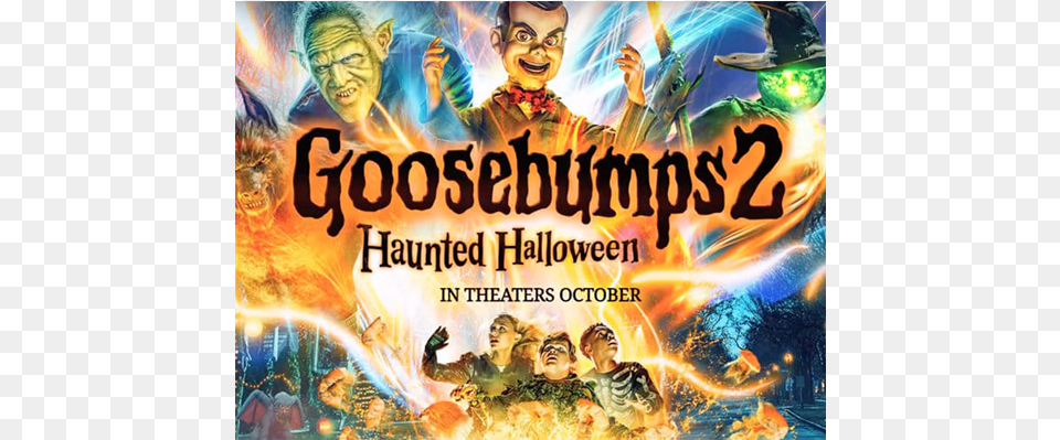 Goosebumps Slider Goosebumps 2 Haunted Halloween 2018, Advertisement, Poster, Book, Publication Png