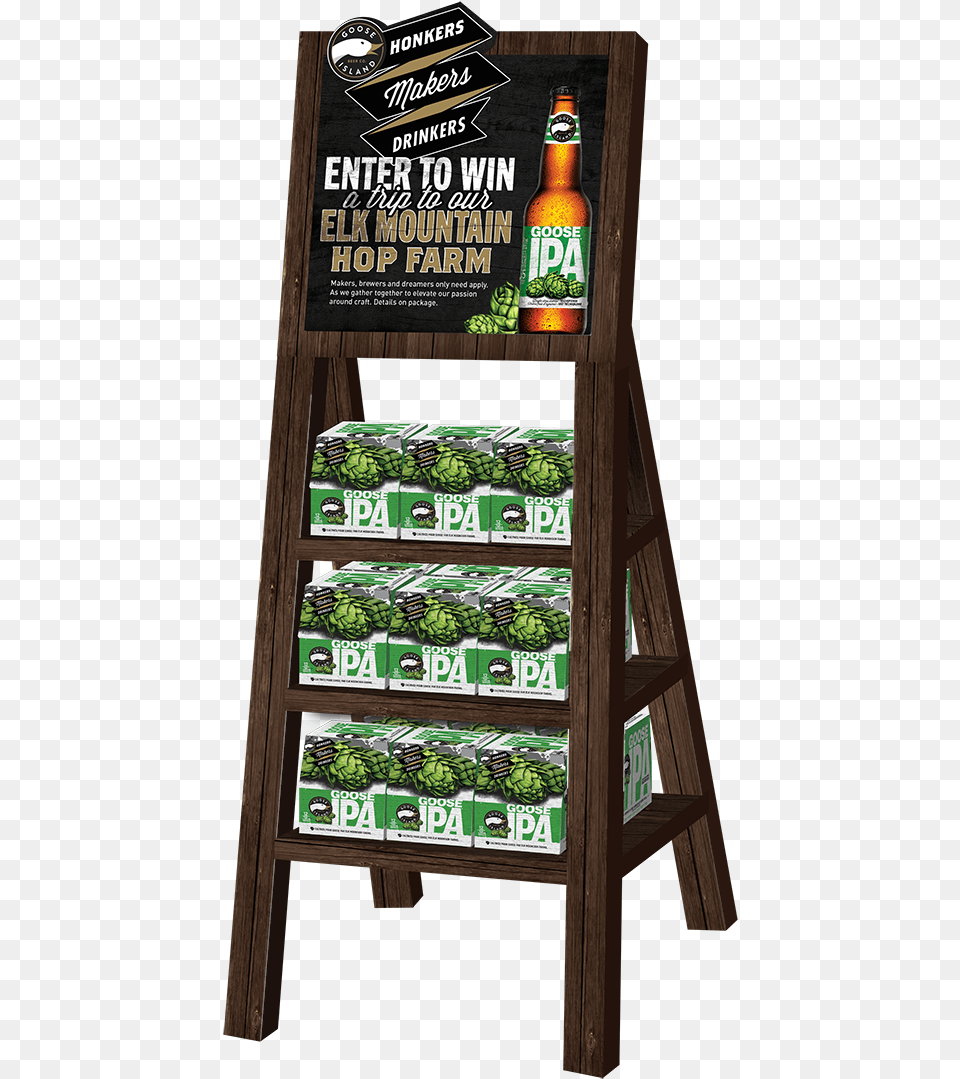 Gooseisland Foldingcasestacker, Alcohol, Beer, Beverage, Bottle Free Transparent Png