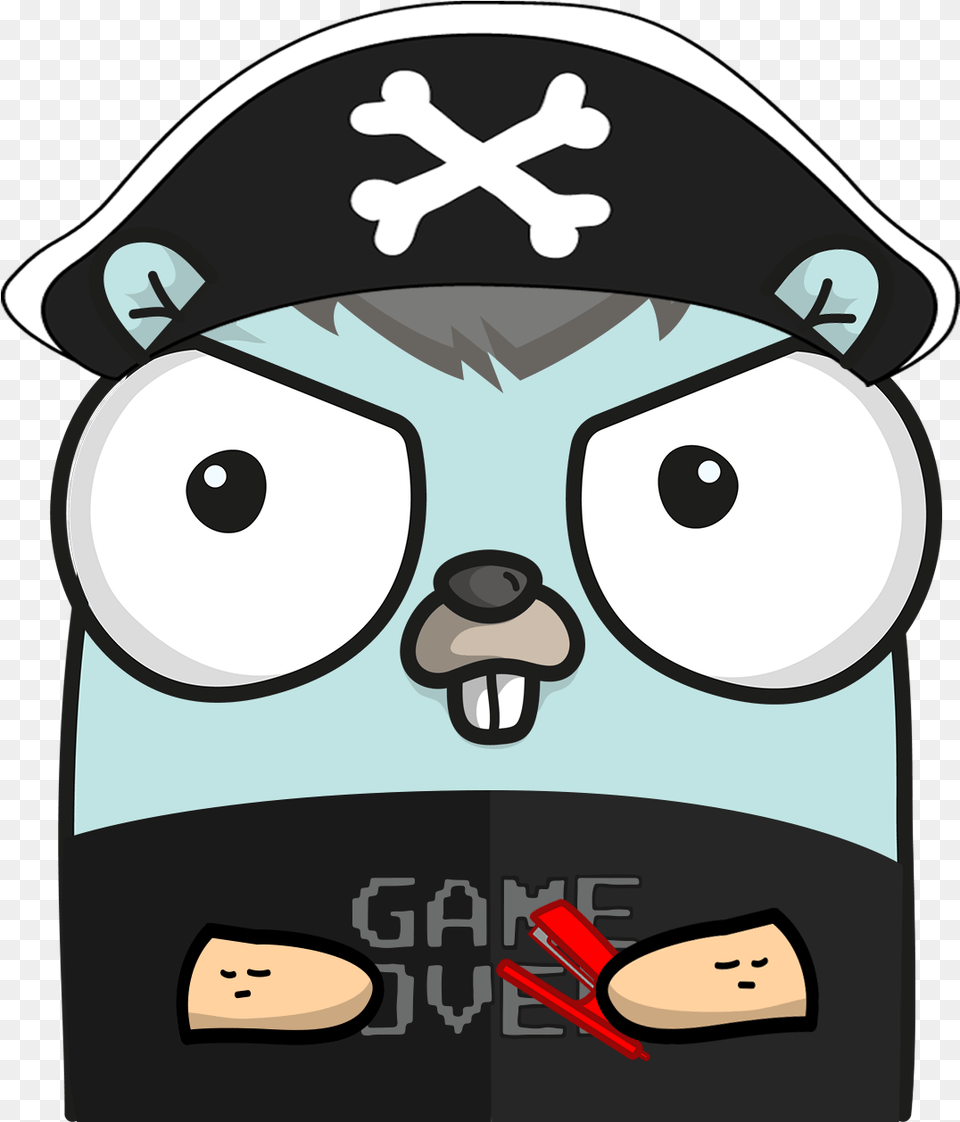 Gopher Golang, Person, Pirate Free Png Download