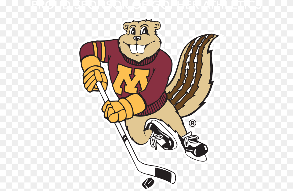 Gopher Hockey Main Minnesota Golden Gophers Men39s Ice Hockey, Cartoon Png