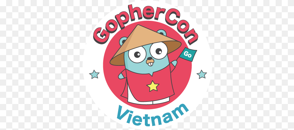 Gophercon Vietnam Workshop Will Be Cartoon, Logo, People, Person Png Image