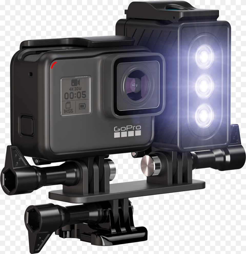 Gopole Flare Waterproof Led Light For Gopro Cameras Gopro Light Attachment Png