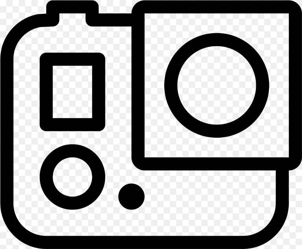 Gopro Clipart, Gray Free Png