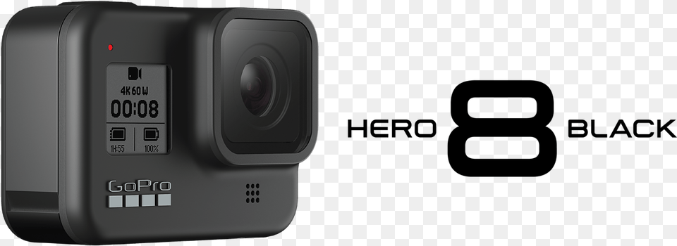 Gopro Hero 8 Logo Gopro Hero 8 Black Logo, Camera, Electronics, Video Camera Free Transparent Png