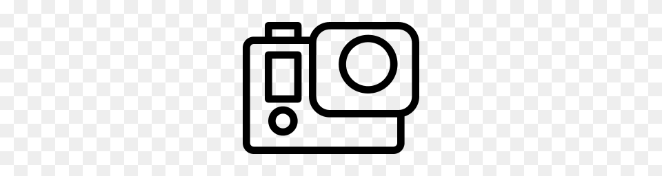 Gopro Icon Line Iconset Iconsmind, Gray Free Png Download