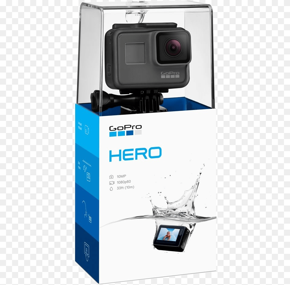 Gopro New Hero, Camera, Electronics, Video Camera, Digital Camera Png Image