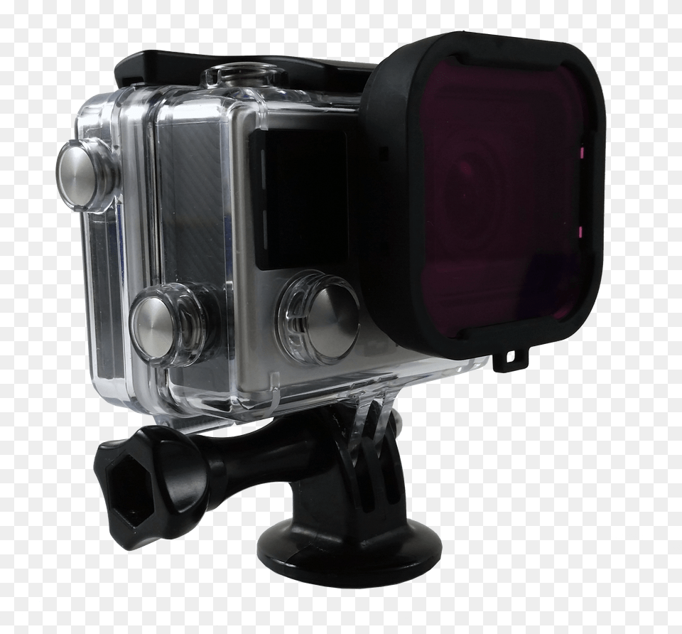 Gopro With Filter Chernij Boks Dlya Gopro, Camera, Electronics, Video Camera Free Png Download