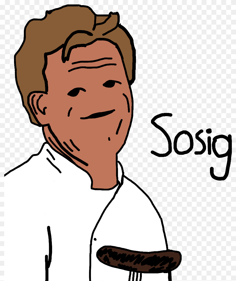 Gordanramsay Gordonramsay Gordan Gordon Sosig Sausage, Person, People, Adult, Photography Free Transparent Png